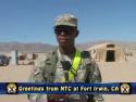 2BCT – Greetings from NTC – Pfc. Silver