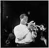 [Portrait of Louis Armstrong, Carnegie Hall, New York, N.Y., ca. Apr. 1947] (LOC) by The Library of Congress