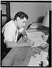 [Portrait of Leonard Bernstein in his apartment, New York, N.Y., between 1946 and 1948] (LOC) by The Library of Congress