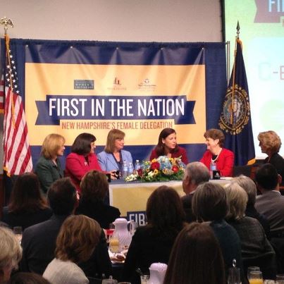 Photo: Senator Ayotte joined Senator Shaheen, Reps-elect Carol Shea-Porter and Annie Kuster, and Gov-elect Maggie Hassan this morning for the First in the Nation Women Delegation forum at the New Hampshire Institute of Politics.