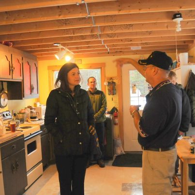 Photo: Senator Ayotte tours the Wounded Warriors at 45 North facility, which provides care and rest to wounded warriors through recreational activities at no cost,