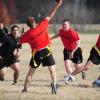 Currahees on the gridiron for the first annual Turkey Bowl [Image 1 of 12]