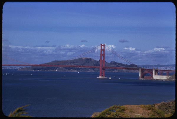 golden gate bridge 1957