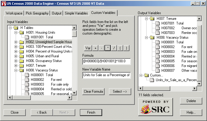 Custom Variables function