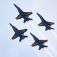 US Navy Blue Angels enter Baltimore Harbor