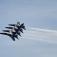 US Navy Blue Angels enter Baltimore Harbor