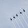 US Navy Blue Angels enter Baltimore Harbor