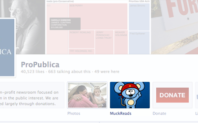 Photo: We've improved our MuckReads feature to make it easier for you to follow the best watchdog journalism on Facebook, too. Check out our new MuckReads tab (look ⇧), and find out how we used RebelMouse to power the new page: http://propub.ca/UEdahV