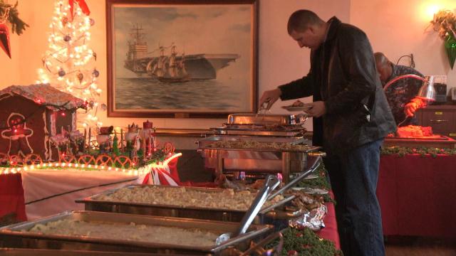 USS George Washington Supply Department Prepares Holiday Meal for Sailors