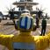 USS John C. Stennis flight deck action