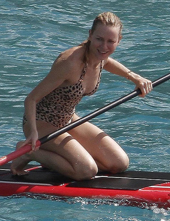 Naomi Watts enjoyed a sunny day in St. Barts.