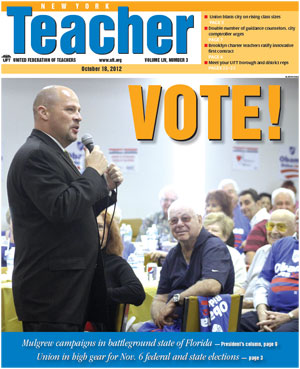 New York Teacher, Oct. 18, 2012