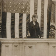 Edith Nourse Rogers at Rostrum