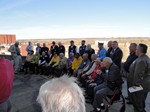 Grassley with Veterans on Veterans Day