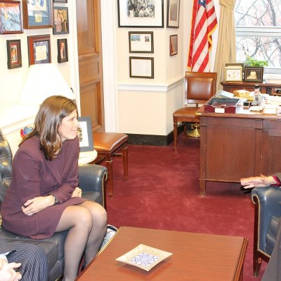 Photo: Today I had the pleasure of meeting with Anna Gorman of the Los Angeles Times. Anna is a recipient of this year's Unsung Heroes of Public Health Award from the The CPH Foundation (Center for Public Health Foundation).