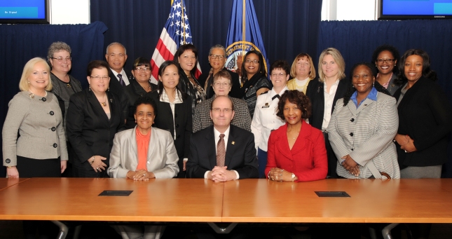 Committee members with John Gingrich