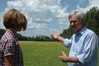 Crenshaw visits local farms.