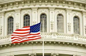 Close up view of the Capitol Dome