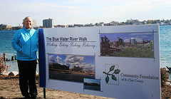 Rep. Miller attends groundbreaking for Blue Water River Walk project