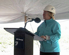 Rep. Miller at DTE Energy’s dedication of their wind park project