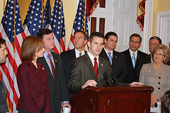 Congresswoman Hayworth attends an event for the Balanced Budget Amendment