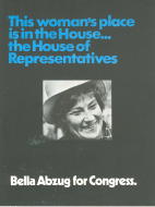 <em>Bella Abzug Handbill</em>