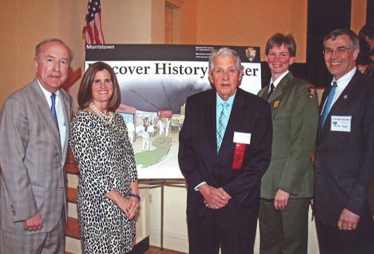 Rep. Frelinghuysen and Rep. Rush Holt at the Washington Association of New Jersey's A Unique Experience at Washington's Headquarters Museum