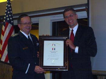 Rep. Paulsen at the Civil Air Patrol Annual Ceremony