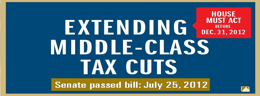 Extend Middle-Class Tax Cuts banner