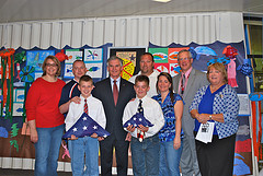 Indian Hill Elementary School Flag Presentation