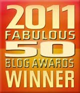 Fabulous 50 Blog Award 2011