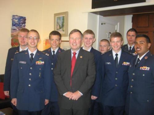 Meeting with Civil Air Patrol