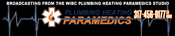 broadcasting from the plumbing heating paramedics studio at wibc