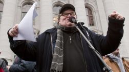 Documentary filmmaker Michael Moore took to his Huffington Post blog to announce  of his  New Year's resolutions.