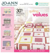 Jo-Ann Stores - 12/30 Newspaper