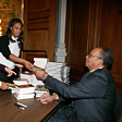 Walter Dean Myers' book signing