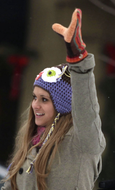 Mary Deyoung while ice skating at Rosa Parks Circle on Thurs., Jan. 3, 2013 in Grand Rapids, MI. (Latara Appleby | MLive.com)