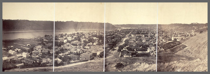 Panoramic view of Madison, Indiana