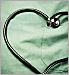 heart-shaped stethoscope