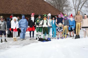 Rep. Paulsen and fellow Eden Prarie Polar Plunge participants