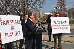 Flat Tax = Fair Share Press Conference