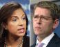 Susan Rice and Jay Carney.