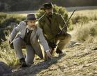 
	Christoph Waltz (l.) and Jamie Foxx are tracking trouble in ‘Django Unchained.’
