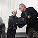 Click photo to enlarge and read the story behind  - Gov. Nixon and First Lady help unload venison contributed by Missouri hunters at Columbia food bank