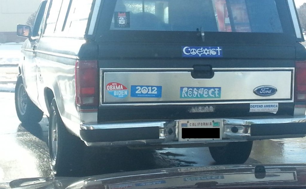 Bumper Stickers - Longmont CO - Face