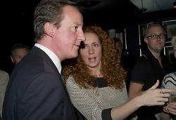 David Cameron with former News International chief executive Rebekah Brooks.