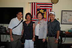 D.C. - Congresswoman Mazie Hirono and the Kawashima family from Hawai'i island