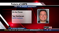 Tad DeHaven discusses the future of the post office on FOX 11's <em>Good Morning Wisconsin</em>