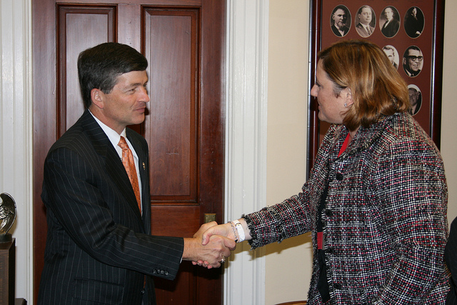 September 14, 2010 - Congressman Hensarling meets with Gina Weber of Dallas