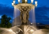 Bartholdi Fountain, 40mm, 200 ISO, f/14, 5 seconds